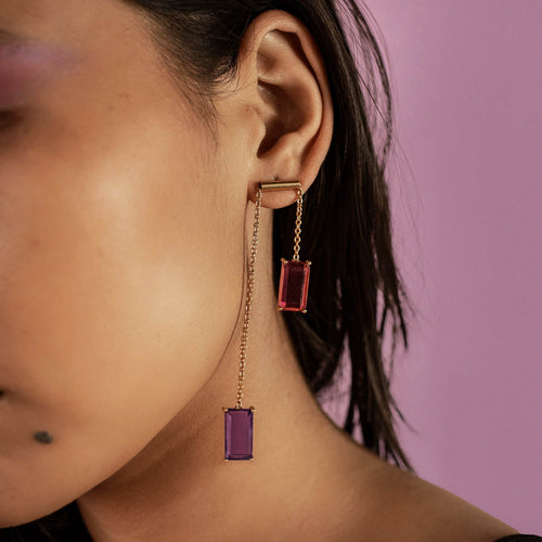KANDI EARRINGS - DBJ International 22k Gold Plated