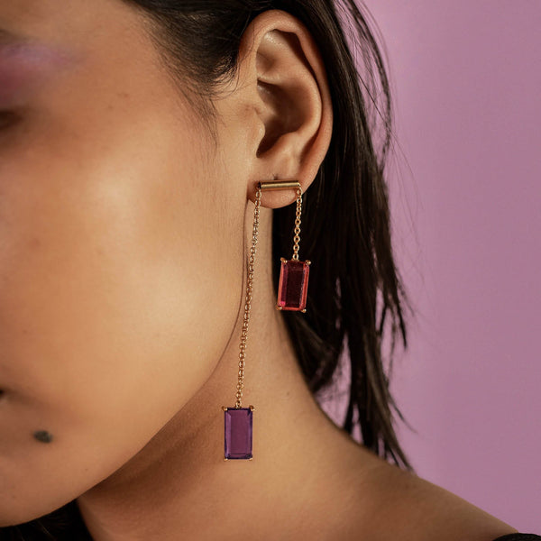 KANDI EARRINGS - DBJ International 22k Gold Plated