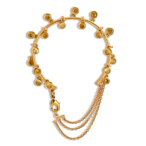 KANDI MINI BRACELET - DBJ International 22k Gold Plated / Adjustable
