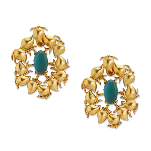 KERI EARRINGS - DBJ International 22k Gold Plated