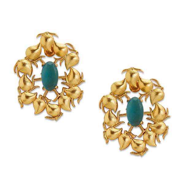 KERI EARRINGS - DBJ International 22k Gold Plated