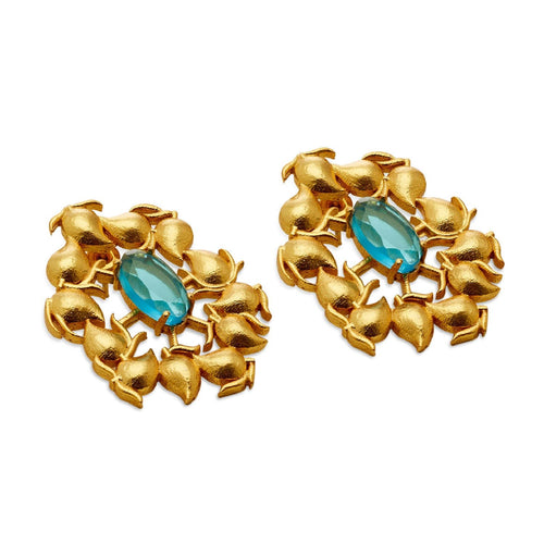 KERI EARRINGS - DBJ International 22k Gold Plated