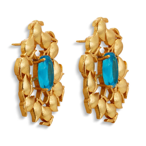 KERI EARRINGS - DBJ International 22k Gold Plated