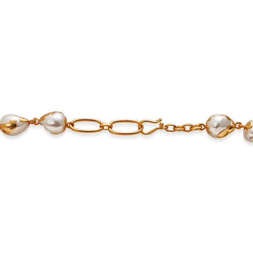LUNA NECKLACE - DBJ International 22k Gold Plated