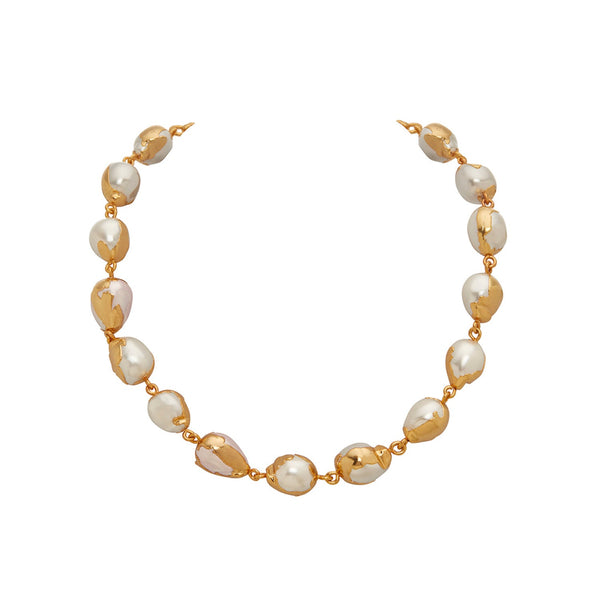 LUNA NECKLACE - DBJ International 22k Gold Plated