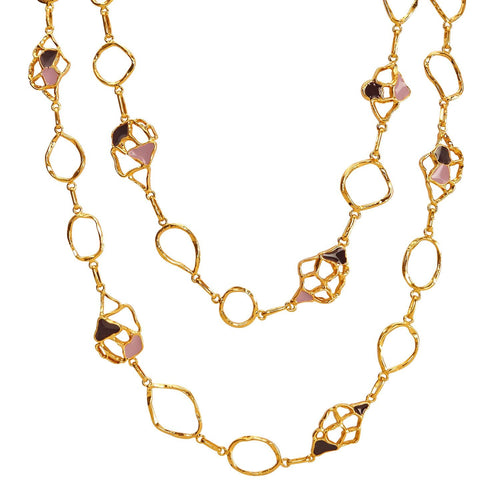 MIVA NECKLACE - DBJ International 22k Gold Plated