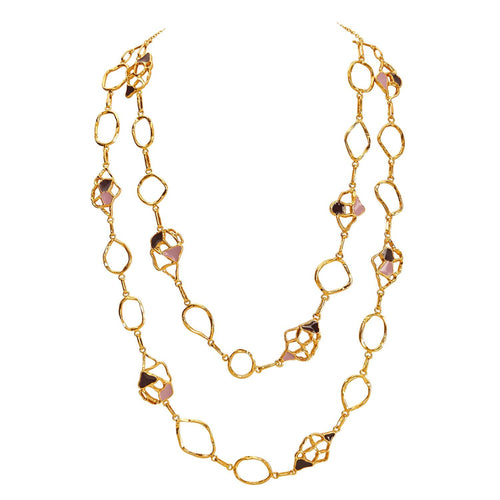 MIVA NECKLACE - DBJ International 22k Gold Plated