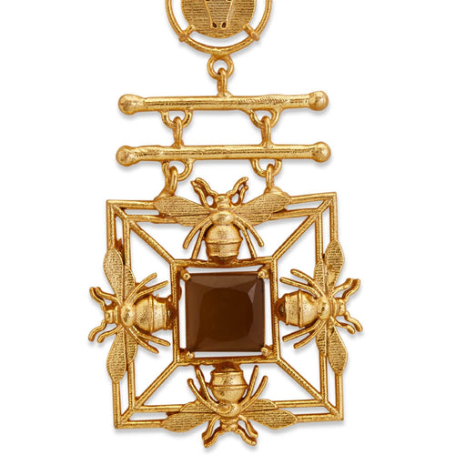 MORI EARRINGS - DBJ International 22k Gold Plated