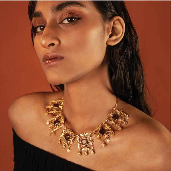 MORI NECKLACE - DBJ International 22k Gold Plated
