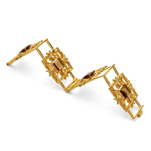 MORI SQUARE CUFF - DBJ International 22k Gold Plated / 2.4