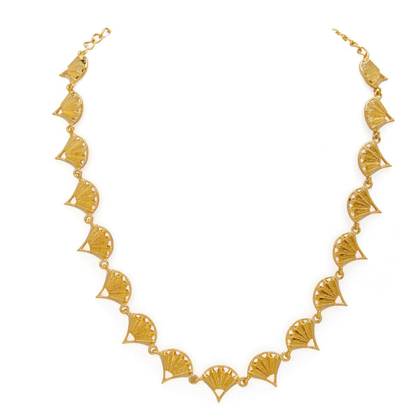 PANKHA NECKLACE - DBJ International 22k Gold Plated