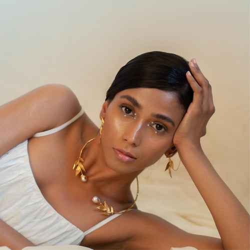 REVA CHOKER - DBJ International 22k Gold Plated