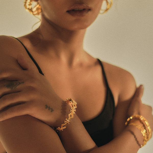 SAFA BRACELET - DBJ International 22k Gold Plated