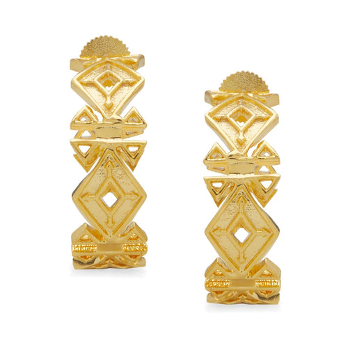 SAFA HOOPS - DBJ International 22k Gold Plated