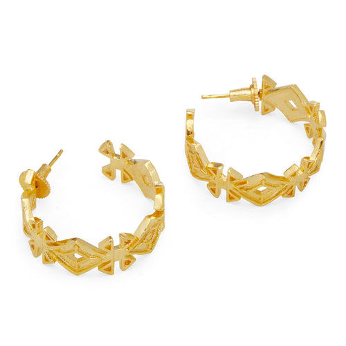 SAFA HOOPS - DBJ International 22k Gold Plated