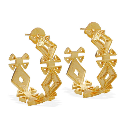 SAFA HOOPS - DBJ International 22k Gold Plated