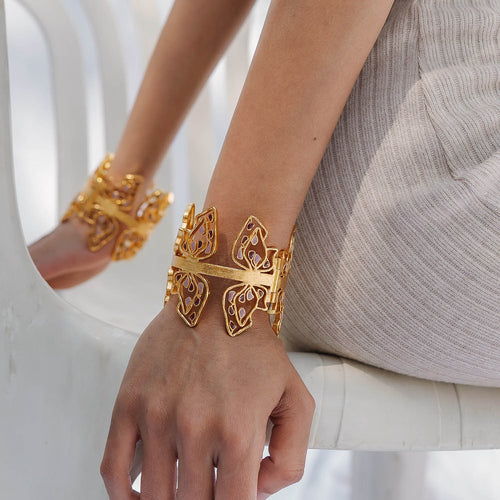 SAMA BRACELET - DBJ International 22k Gold Plated / 2.4 (Medium)