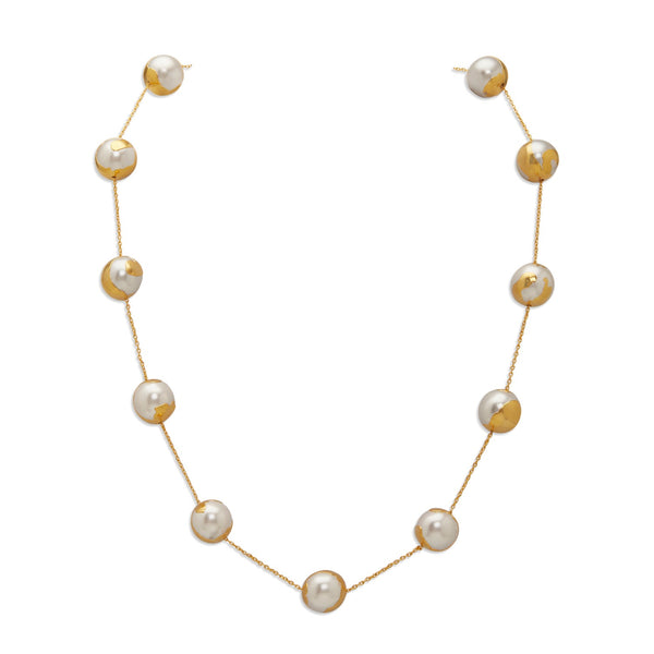 SELENE NECKLACE - DBJ International 22k Gold Plated