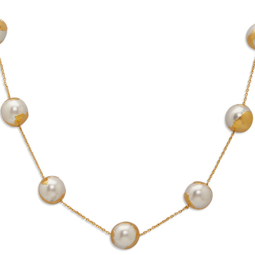 SELENE NECKLACE - DBJ International 22k Gold Plated