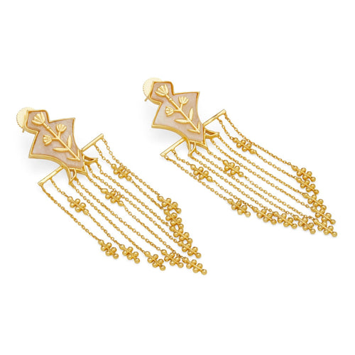 SERAI EARRINGS - DBJ International 22k Gold Plated