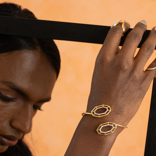 SYRA BRACELET - DBJ International 22k Gold Plated