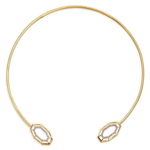 SYRA CHOKER - DBJ International 22k Gold Plated