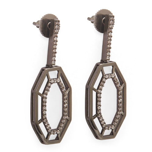 SYRA EARRINGS - DBJ International 22k Gold Plated