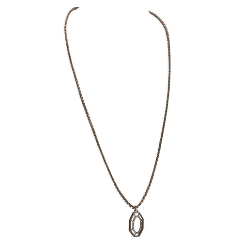 SYRA PENDANT - DBJ International Gunmetal Grey Rhodium Plated