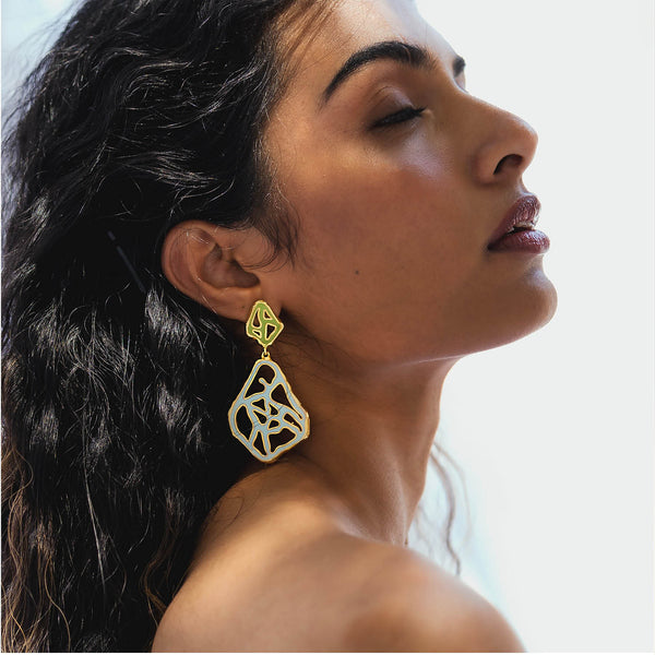 TALA EARRINGS - DBJ International 22k Gold Plated