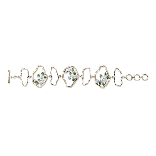 TERRA BRACELET - DBJ International White Rhodium Plated