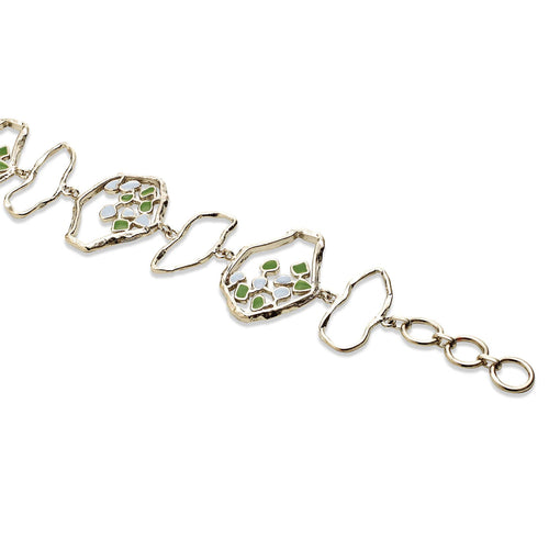TERRA BRACELET - DBJ International White Rhodium Plated