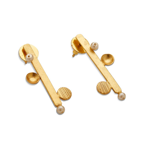 VAARA MINI STUDS - DBJ International 22k Gold Plated