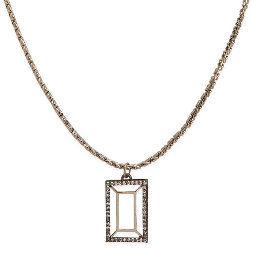 VAZIO PENDANT - DBJ International White Rhodium Plated