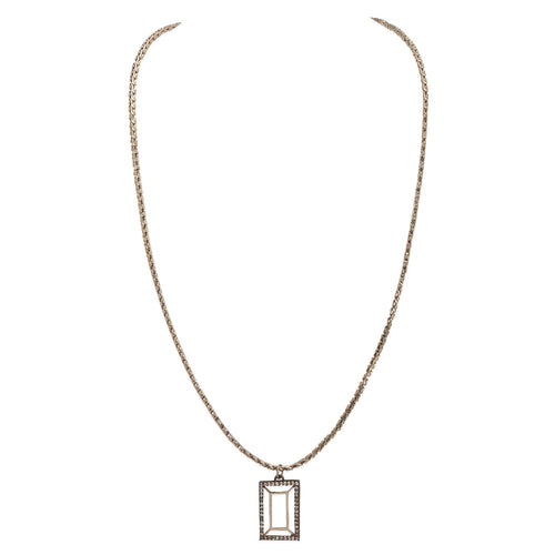 VAZIO PENDANT - DBJ International White Rhodium Plated