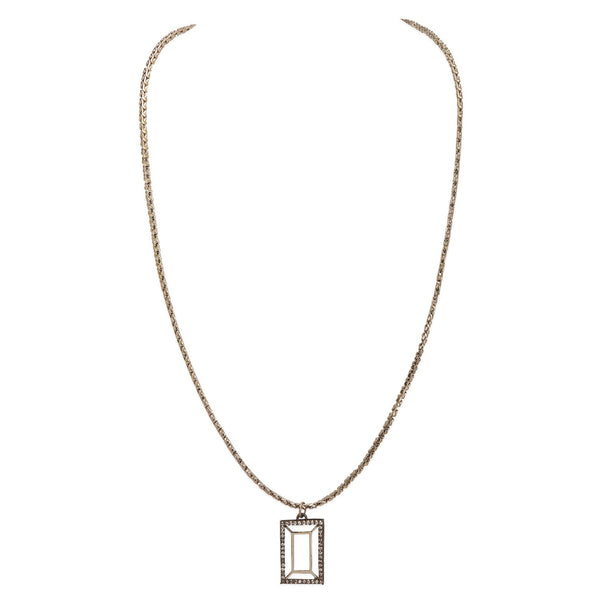 VAZIO PENDANT - DBJ International White Rhodium Plated