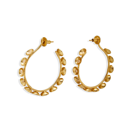 VITR HOOPS - DBJ International 22k Gold Plated