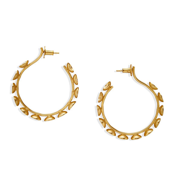 VITR HOOPS - DBJ International 22k Gold Plated