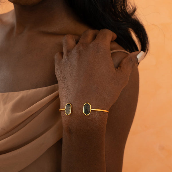 ZELENA BRACELET - DBJ International 22k Gold Plated / Adjustable
