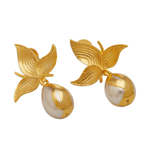 ZOONI EARRINGS - DBJ International 22k Gold Plated
