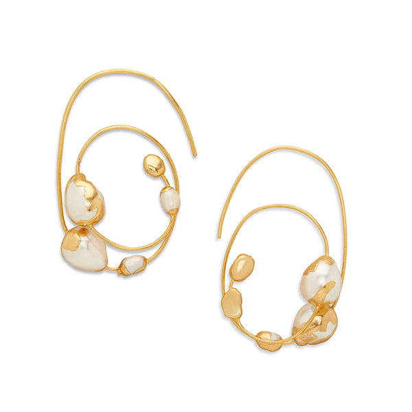 ZURI HOOPS - DBJ International 22k Gold Plated