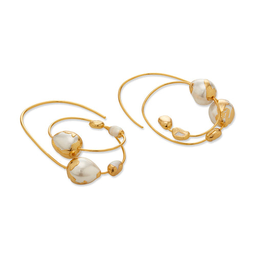 ZURI HOOPS - DBJ International 22k Gold Plated