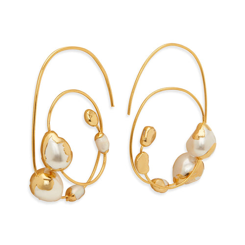 ZURI HOOPS - DBJ International 22k Gold Plated
