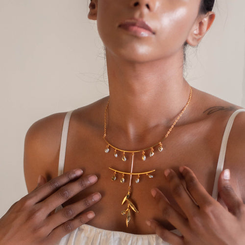 ZURI NECKLACE - DBJ International 22k Gold Plated