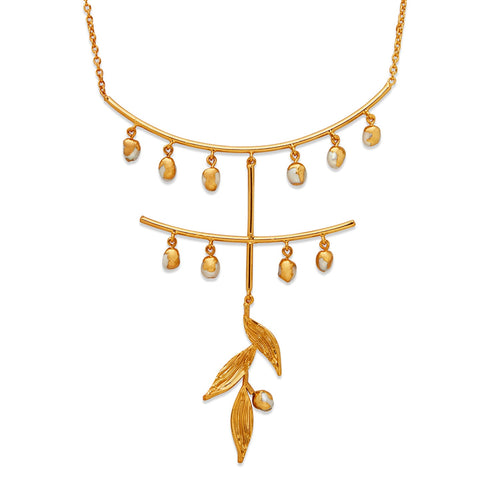 ZURI NECKLACE - DBJ International 22k Gold Plated