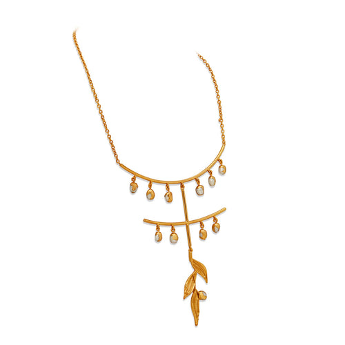ZURI NECKLACE - DBJ International 22k Gold Plated