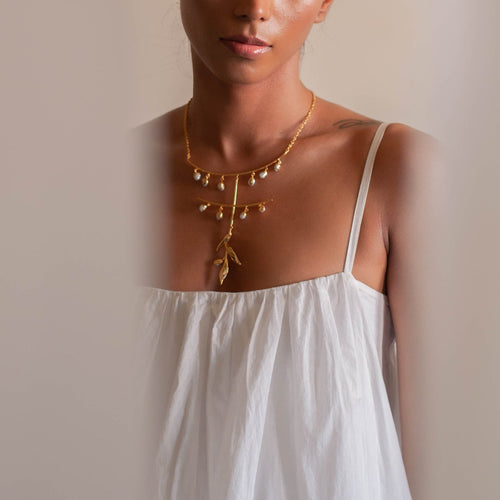 ZURI NECKLACE - DBJ International 22k Gold Plated