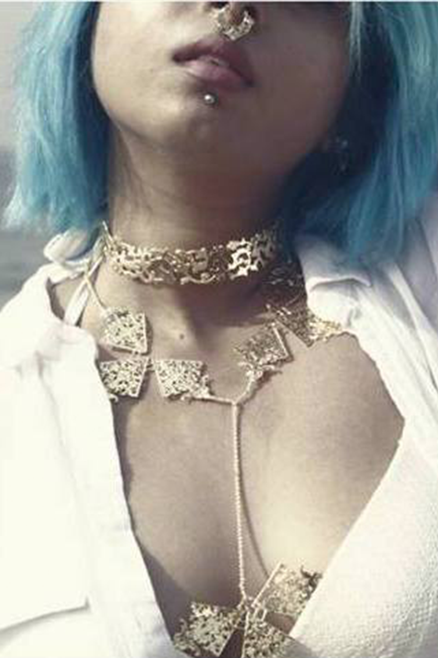 KIMYA CHOKER - DBJ International 22k Gold Plated