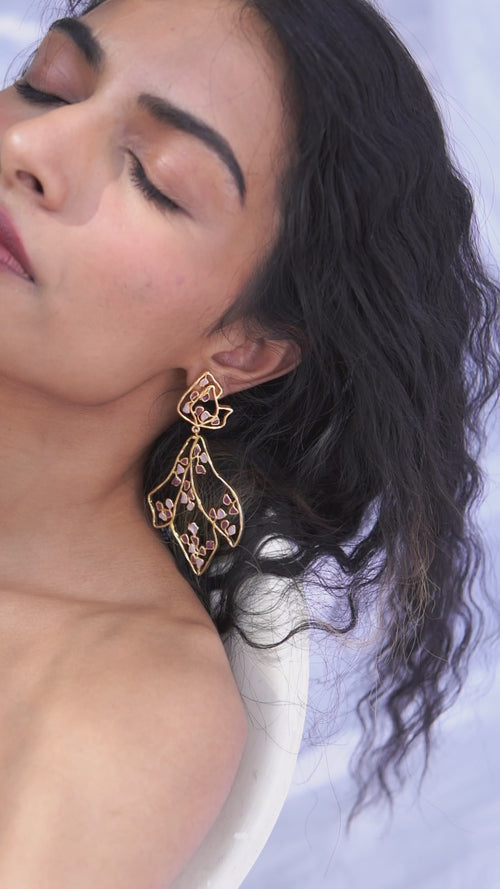 unique statement sama earrings