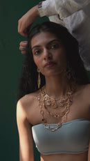 trendy gold sama necklaces