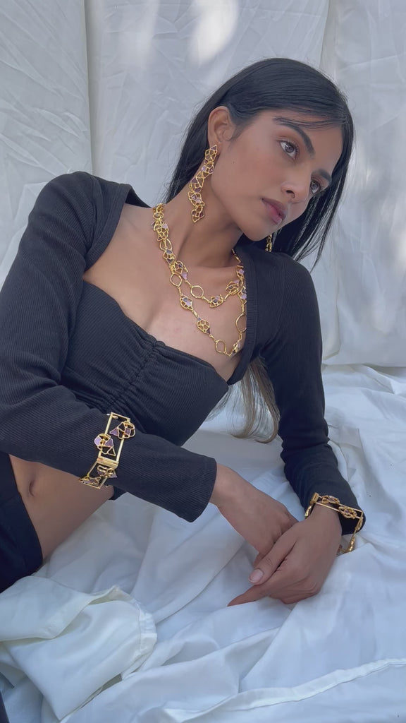 gold mavi maxi necklace